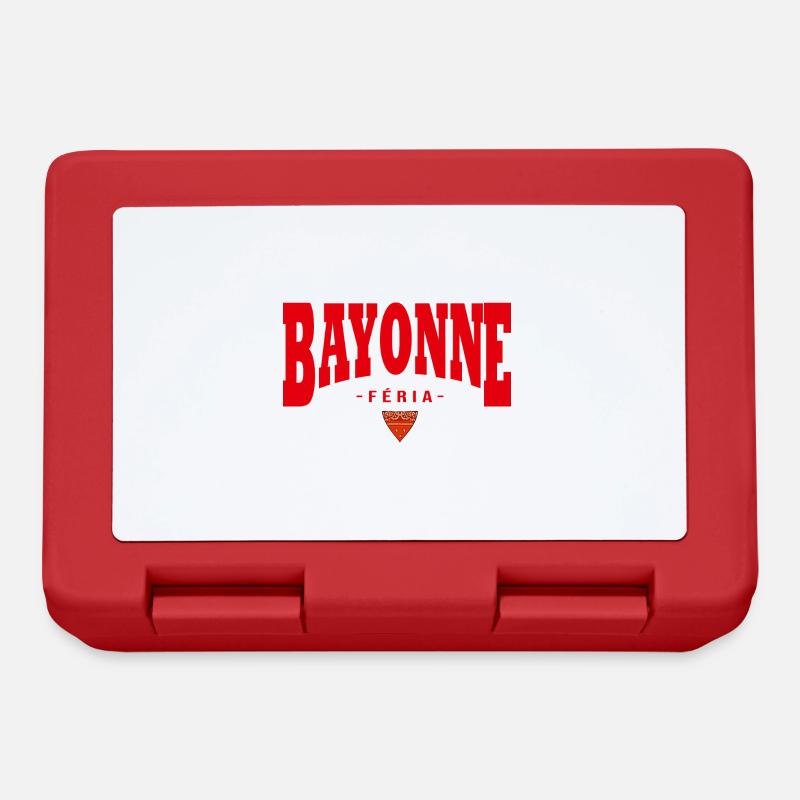 Bayonne Feria fêtes fête - Boîte à goûter - rouge