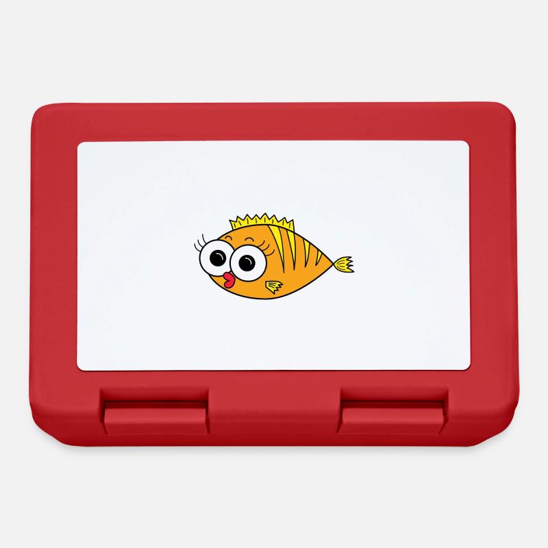 Fisch - Brotdose - Rot