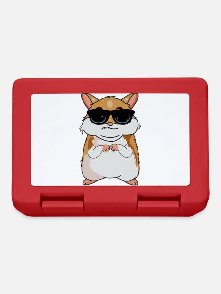 Hamster - Brotdose - Rot