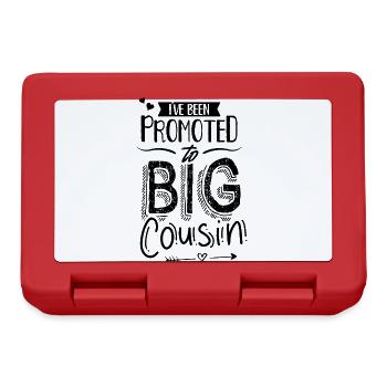Ich Wurde Zum Großen Cousin Befördert Cousine - Brotdose - Rot - Vorne