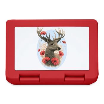 Deer - Lunchbox - red - Front