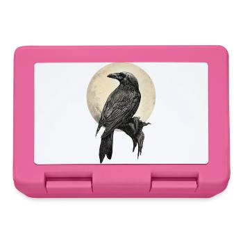 Corbeau - Boîte à goûter - rose - Devant