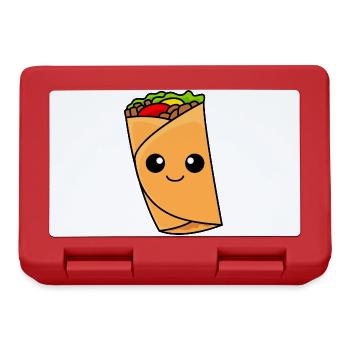 Burrito Comic - Lunchbox - red - Front