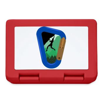 Trad Climbing Rock Climbing - Lunchbox - red - Front