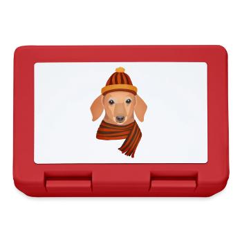 dachshund - Lunchbox - red - Front