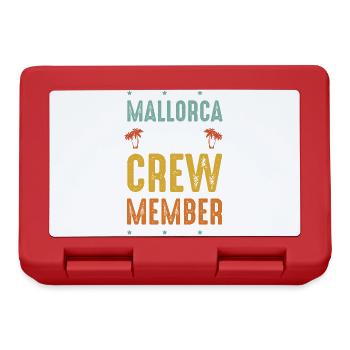 Mallorca Party Crew - Brotdose - Rot - Vorne