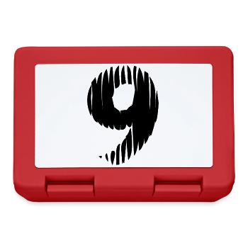 Maillot à 9 chiffres - Boîte à goûter - rouge - Devant