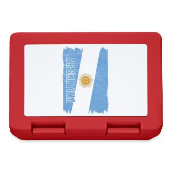 Drapeau Argentine - Boîte à goûter - rouge - Devant