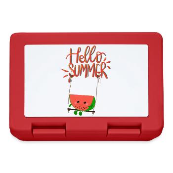 Hello Summer Melon - Brotdose - Rot - Vorne