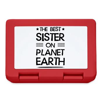 Best Sister Saying - Lunchbox - red - Front