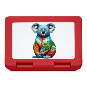 Koala - Brotdose - Rot - Vorne