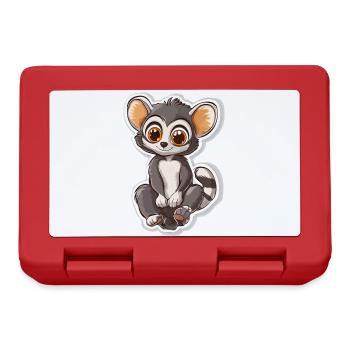 lemur - Lunchbox - red - Front