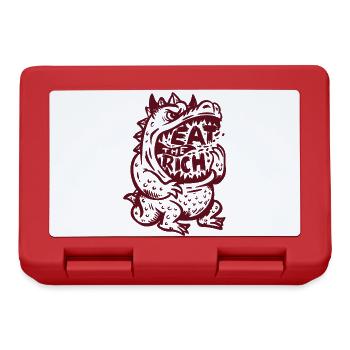eat_the_rich - Lunchbox - red - Front