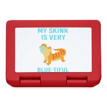 Lizard Blue Tongue - Lunchbox - red - Front