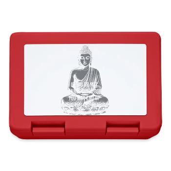 Buddha-Richtungswechsel-Erinnerung - Brotdose - Rot - Vorne