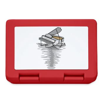Diving Piano in Water Music Piano - Lunchbox - red - Front