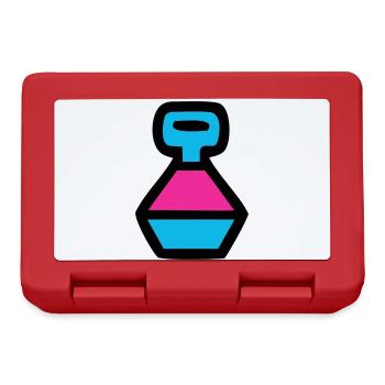 Retro Water Bottle 90s Pop Art - Lunchbox - red - Front