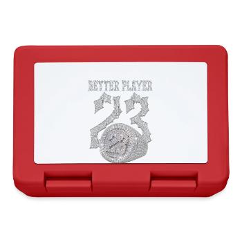 Better Player Diamant Logo - Brotdose - Rot - Vorne