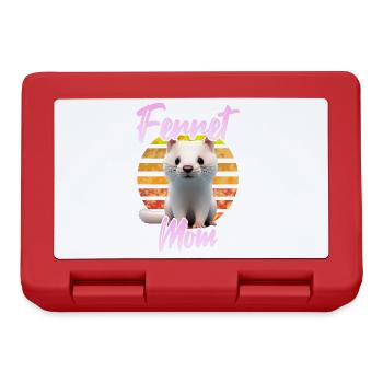 Ferret Mama - Lunchbox - red - Front
