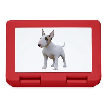 Miniature Bull Terrier - Boîte à goûter - rouge - Devant
