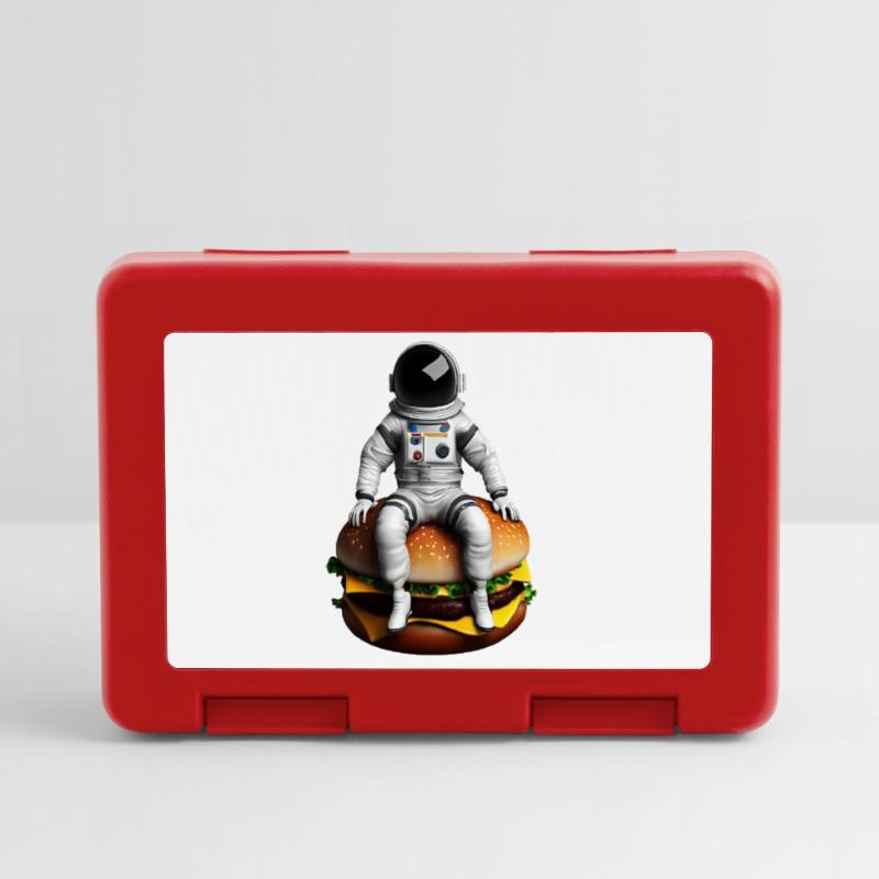Space Astronaut Cheeseburger Lunchbox