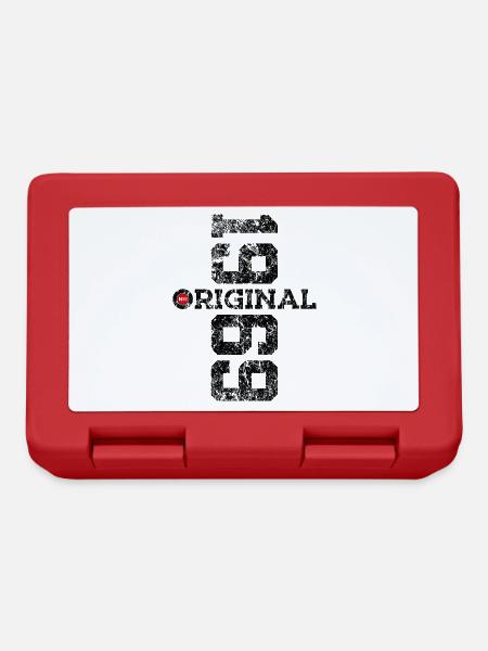 57. GEBURTSTAG ORIGINAL 1969 - Brotdose - Rot