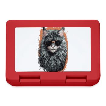 La fraîcheur du chat Maine Coon en forme de chat - Boîte à goûter - rouge - Devant