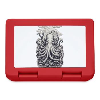 Octopus Fisherman Deep Sea Marine Design - Lunchbox - red - Front