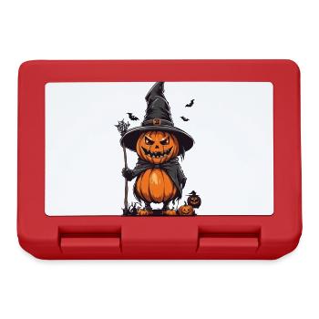 Funny Witches Pumpkin Monster Halloween - Lunchbox - red - Front
