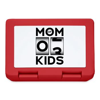 MOM OF 3 KIDS MOM THIRD CHILD - Lunchbox - red - Front