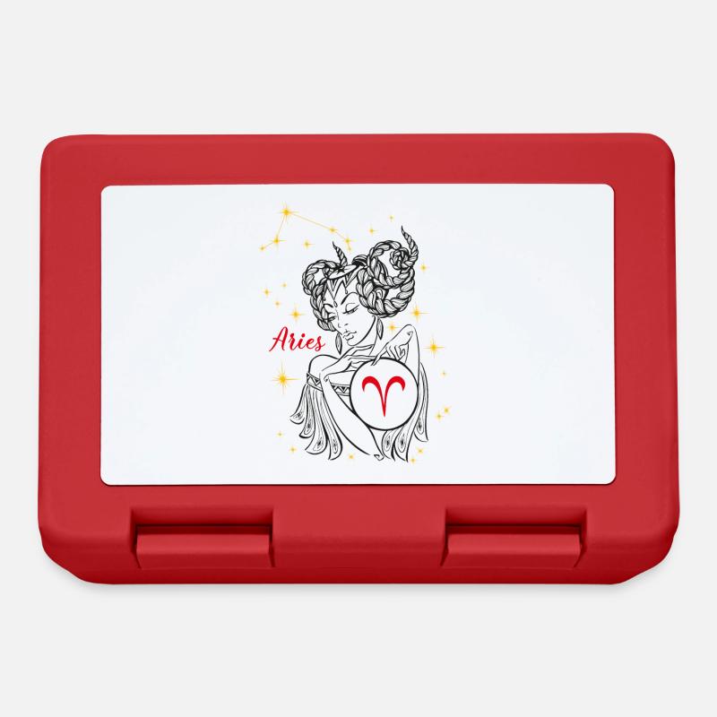 Aries - Lunchbox - red