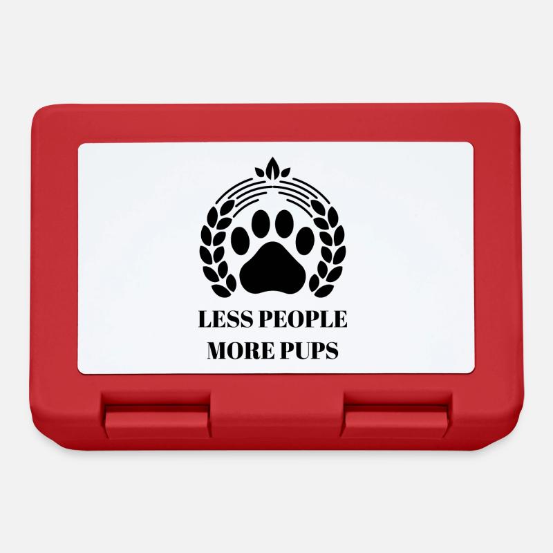 less people more pups - Brotdose - Rot