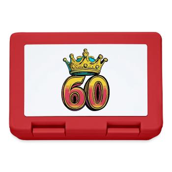 60 Numéro Jersey Couronne - Boîte à goûter - rouge - Devant