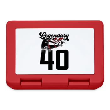LEGENDARY 40 ANS DART LÉGENDE 1981 - Boîte à goûter - rouge - Devant
