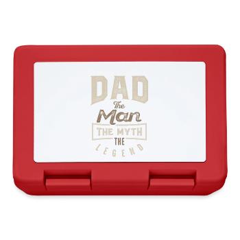 Papa Le Mythe La légende - Boîte à goûter - rouge - Devant