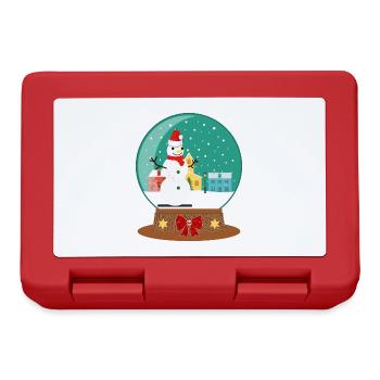 JOYEUX NOËL. - Boîte à goûter - rouge - Devant