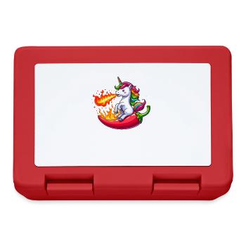 Unicorn Sharpness - Lunchbox - red - Front