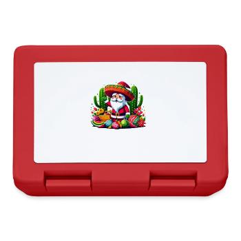Cinco de Mayo Weihnachtsmann - Brotdose - Rot - Vorne