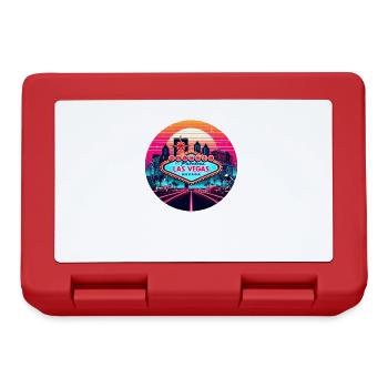 Sunset over Las Vegas - Lunchbox - red - Front