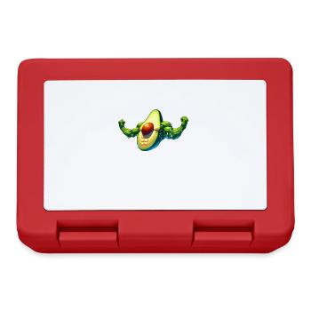 Strong avocado - Lunchbox - red - Front
