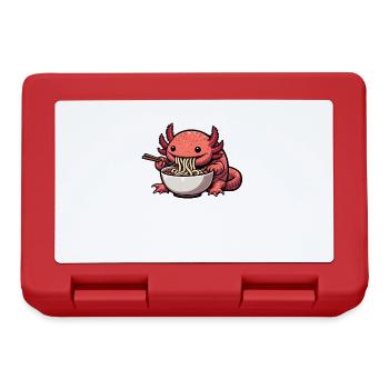 Ramen time for the axolotl - Lunchbox - red - Front