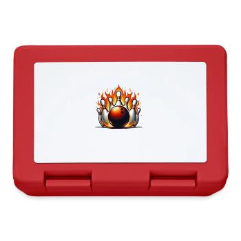 Fireball in bowling - Lunchbox - red - Front