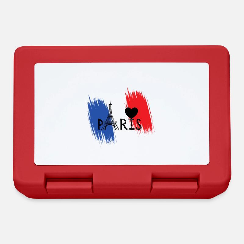 I love Paris - Brotdose - Rot