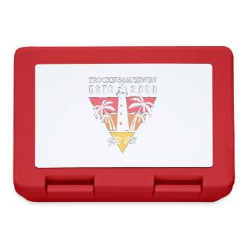 Mallorca Trockenmauerweg GR 221 wandern Geschenk - Brotdose - Rot - Vorne