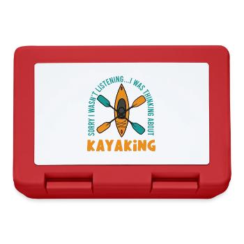 Thinking About Kayaking Whitewater Kayak Sports - Lunchbox - red - Front