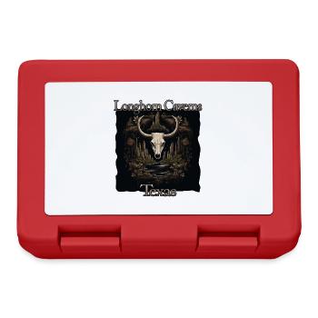 Longhorn Caverns Texas Vacations - Lunchbox - red - Front