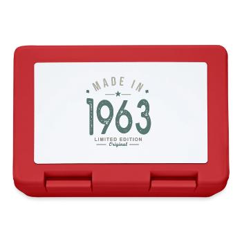 made in 1963 anniversary 59 years gift humor - Lunchbox - red - Front