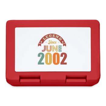 Anniversary 20 years legend born in June 2002 - Lunchbox - red - Front