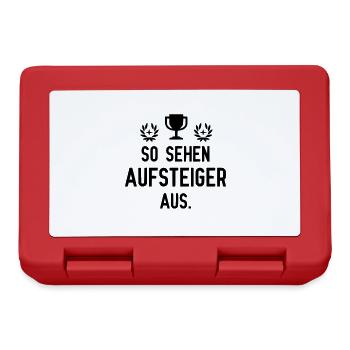 So sehen Aufsteiger aus - Brotdose - Rot - Vorne