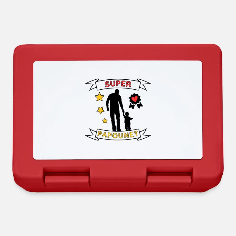 Super Papounet - Brotdose - Rot